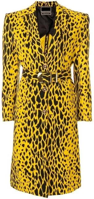 Animal Print Coat