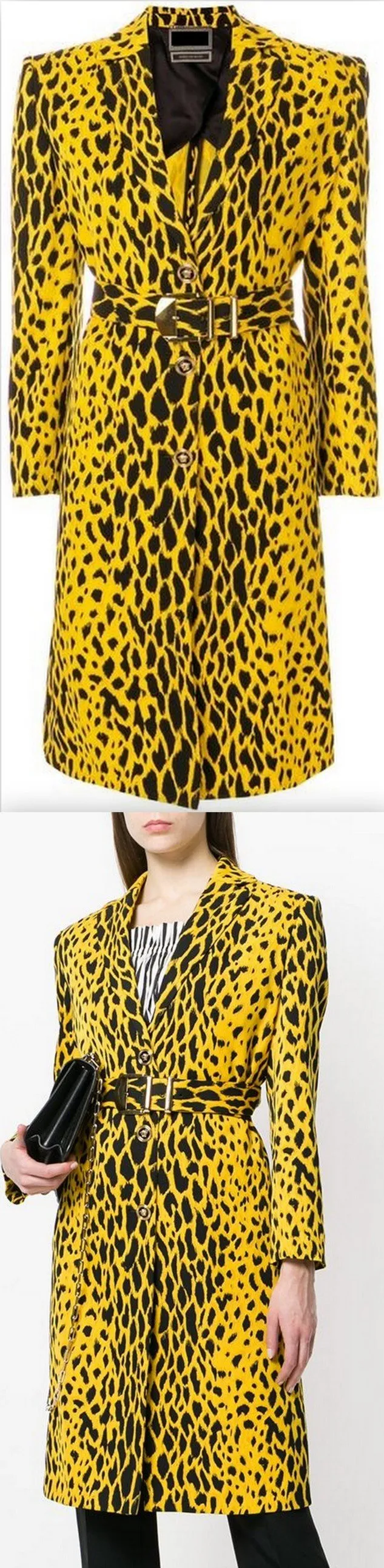 Animal Print Coat