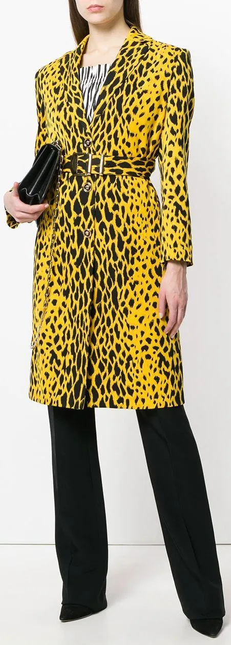 Animal Print Coat