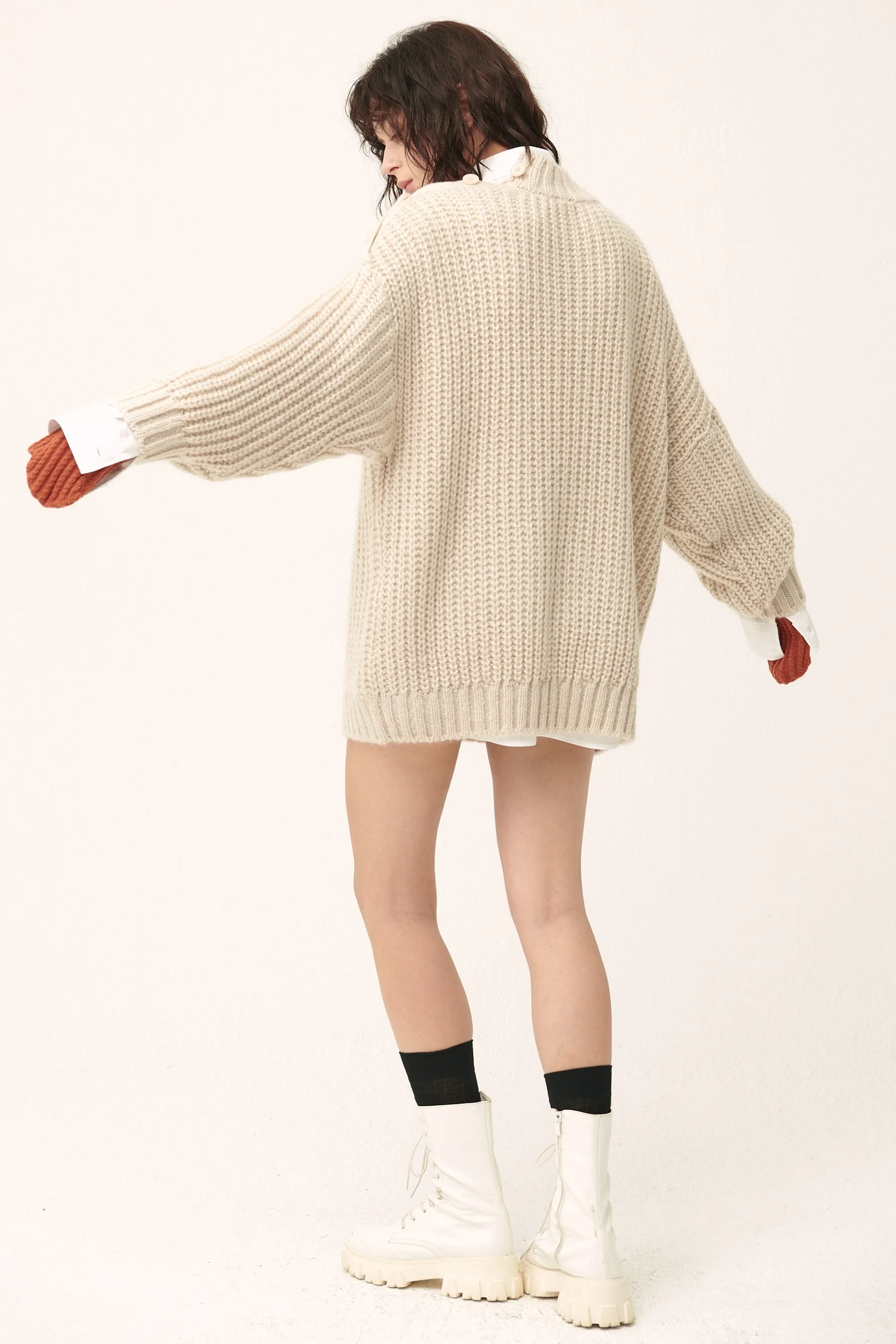 Avery Cable Sweater/Dress