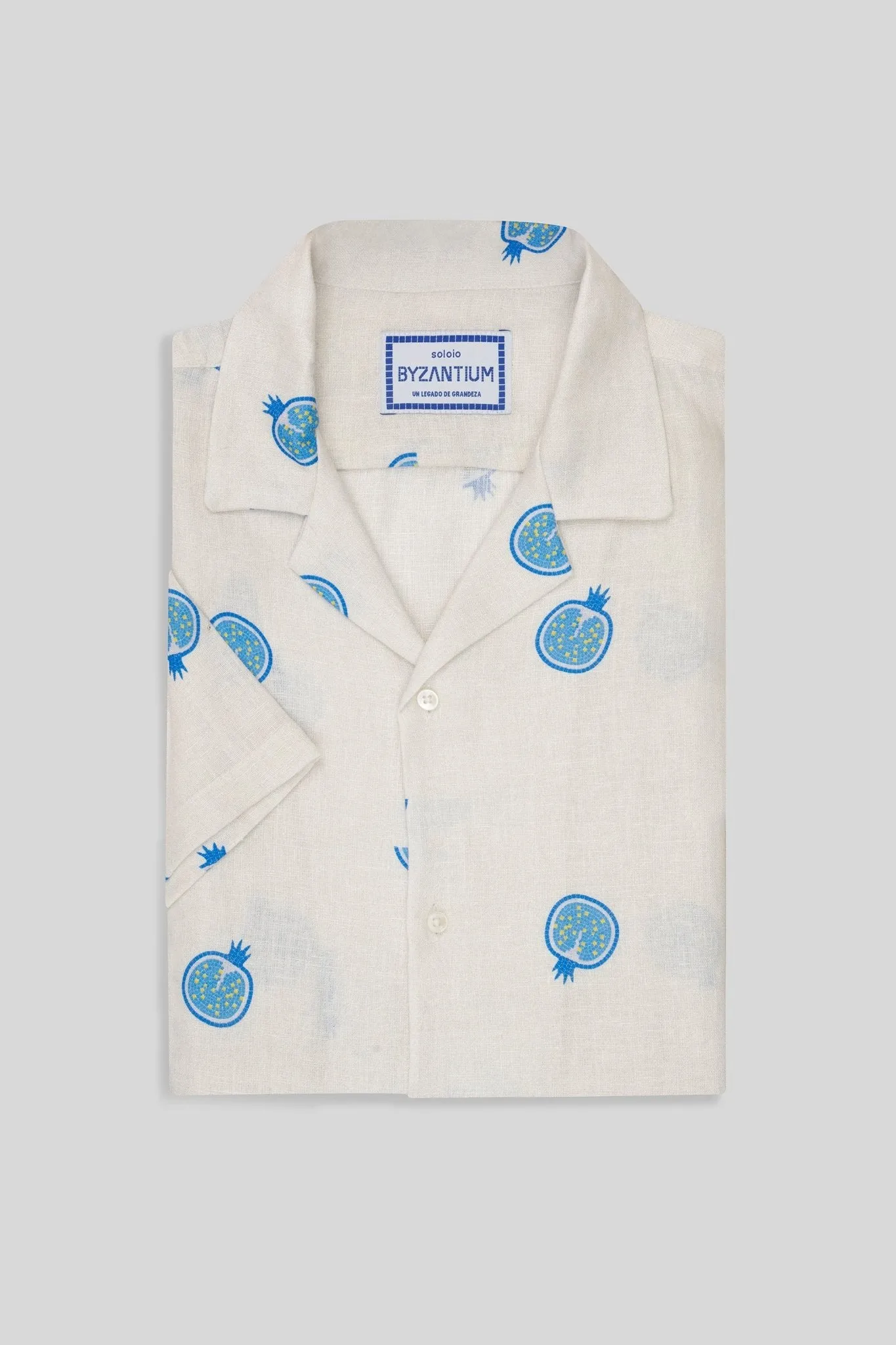 bastión linen shirt mc white