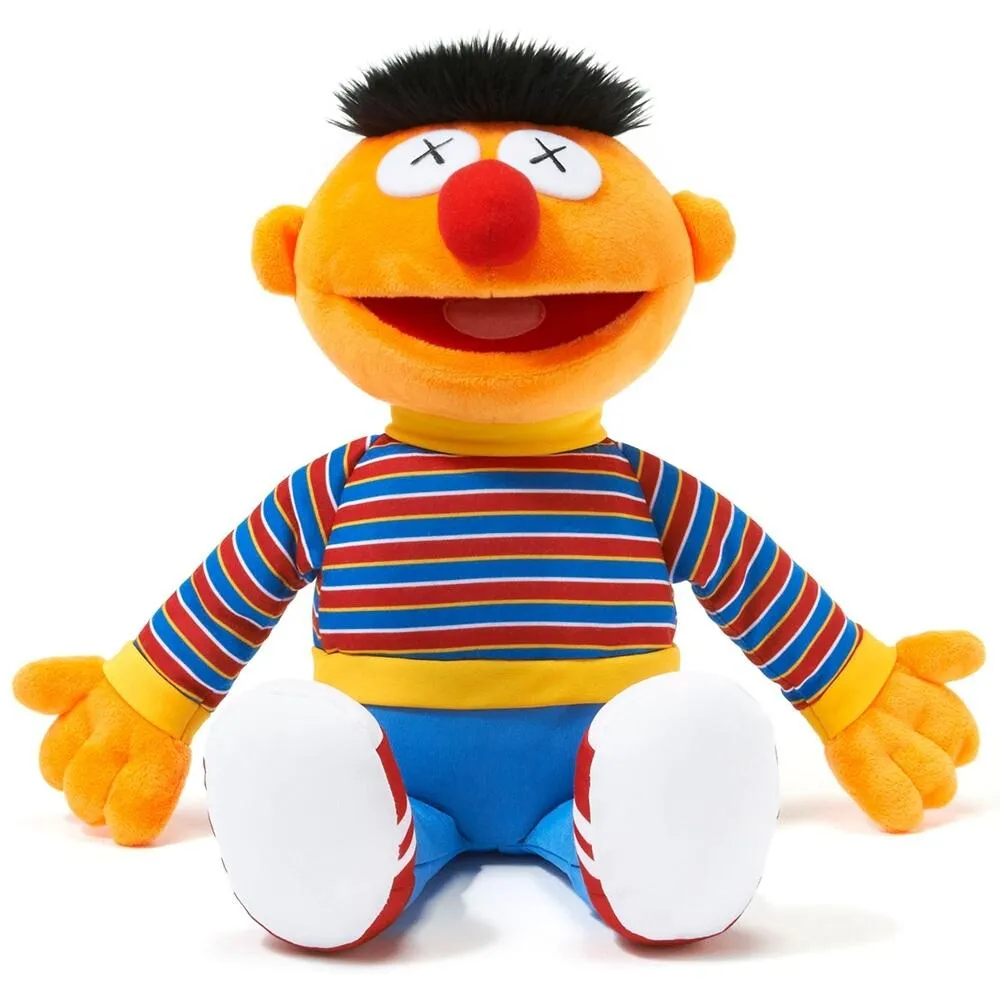 Bert and Ernie Set Kaws x Sesame Street x Uniqlo Plush Toy