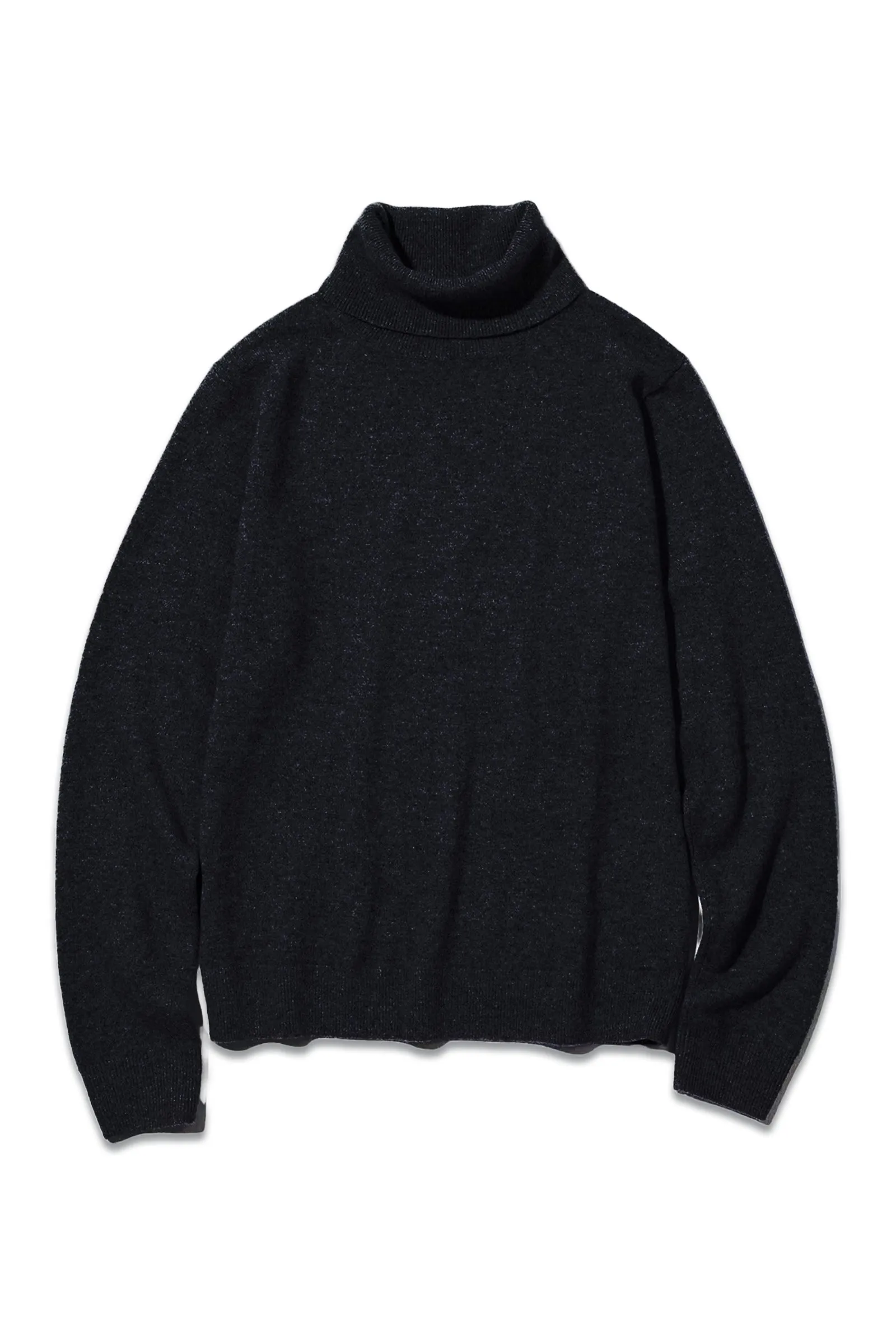 Black Cashmere Turtleneck Jumper