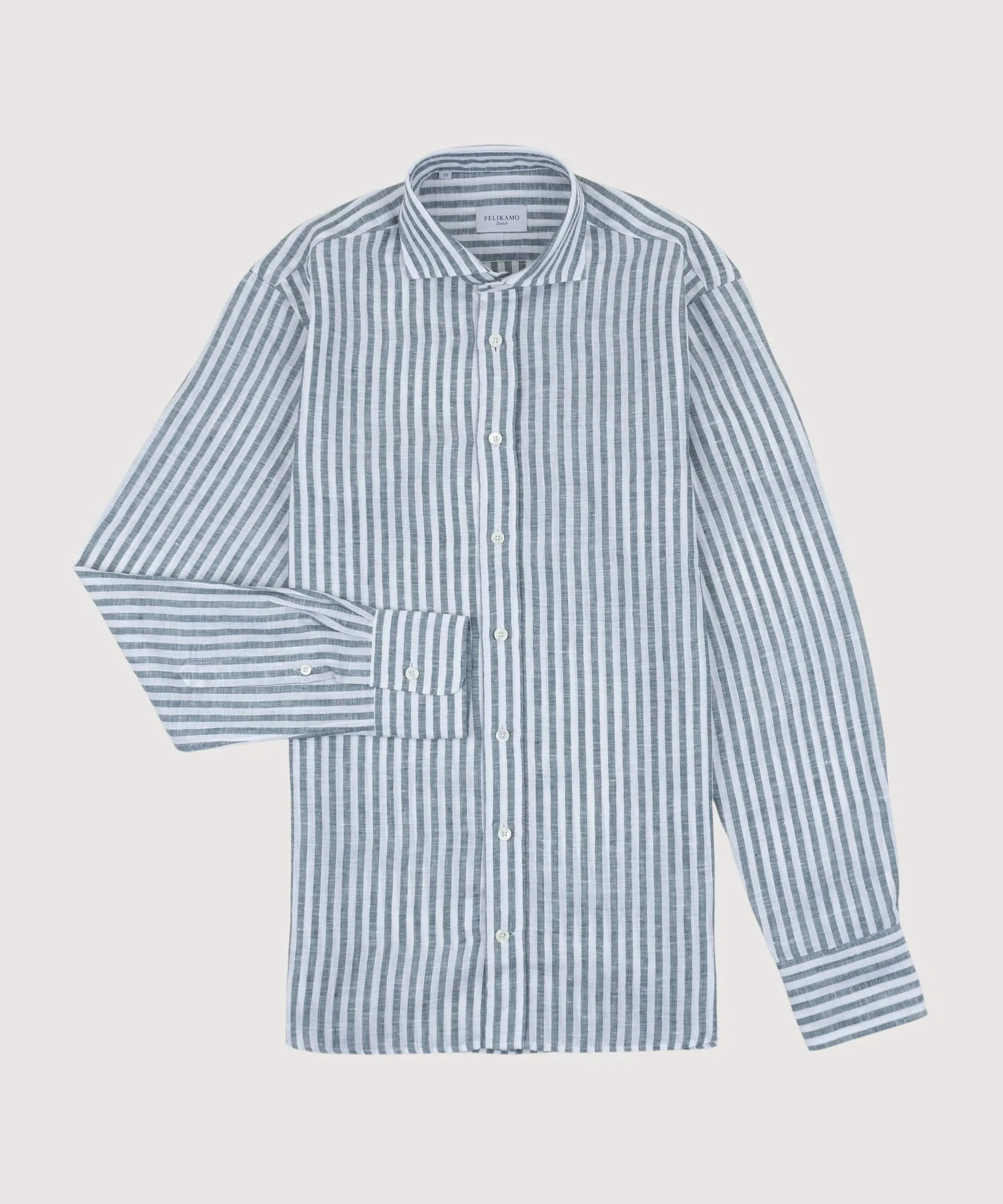 Bold Striped Linen Shirt