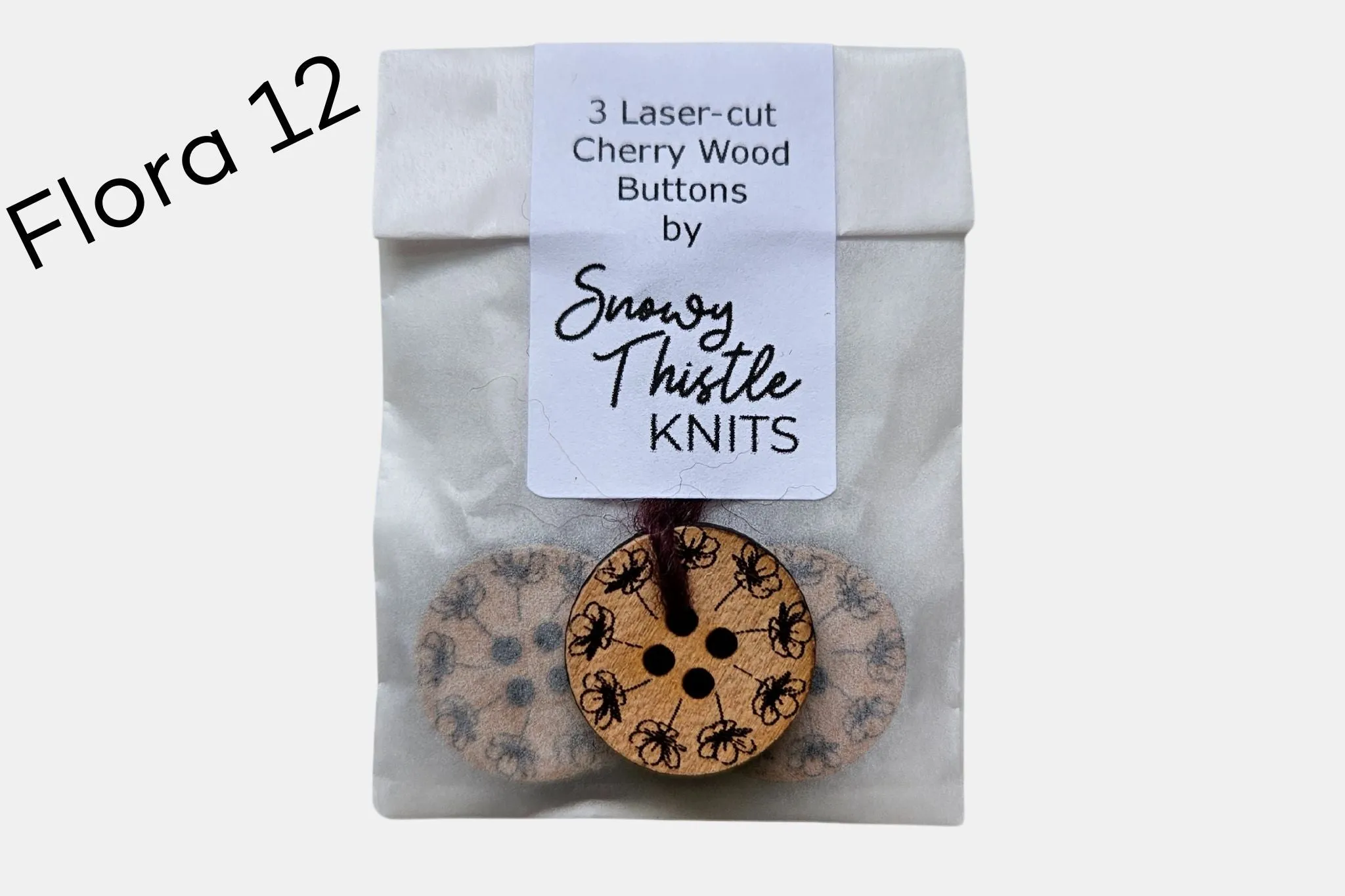 Cherry Wood Buttons