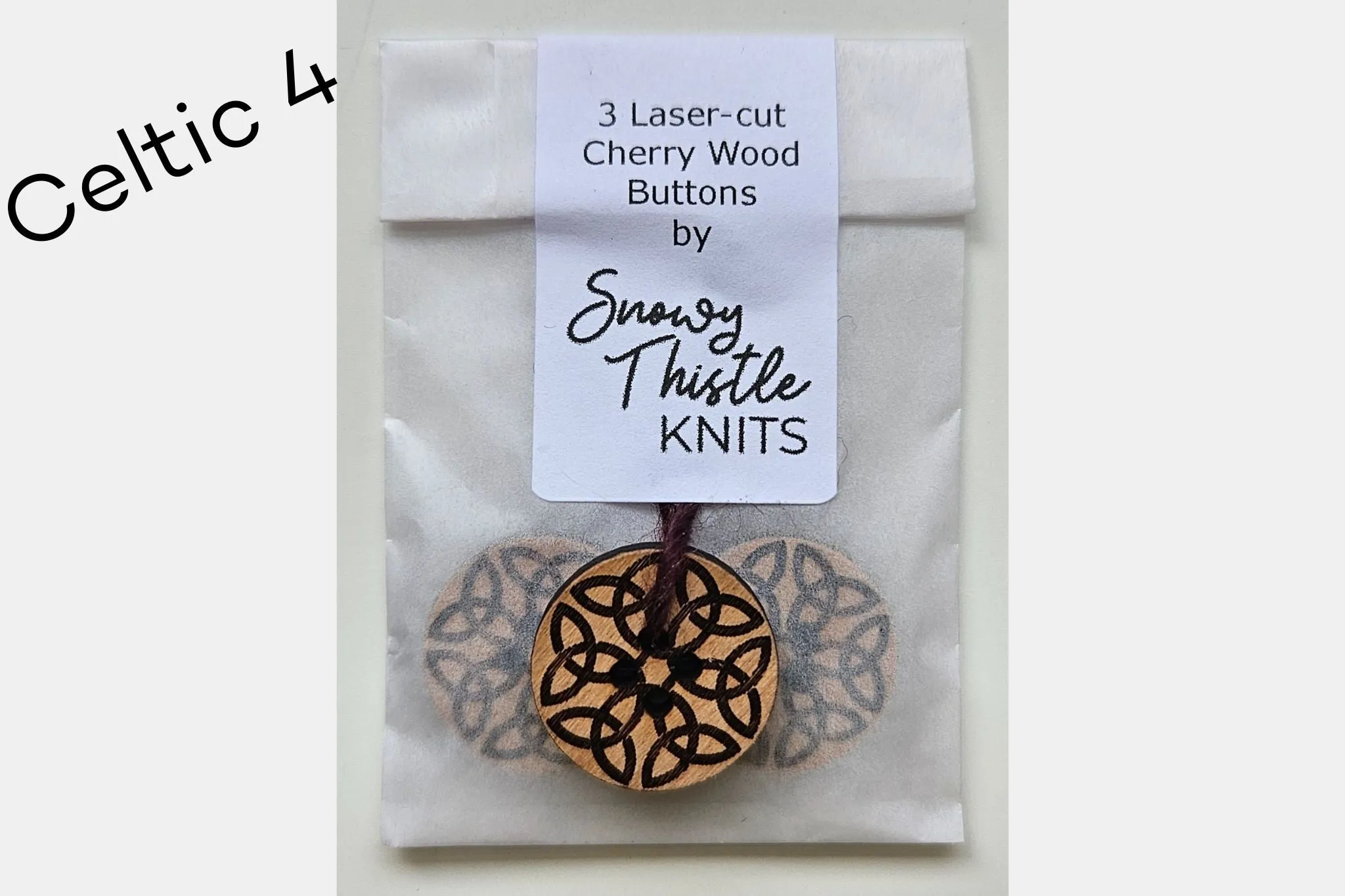 Cherry Wood Buttons