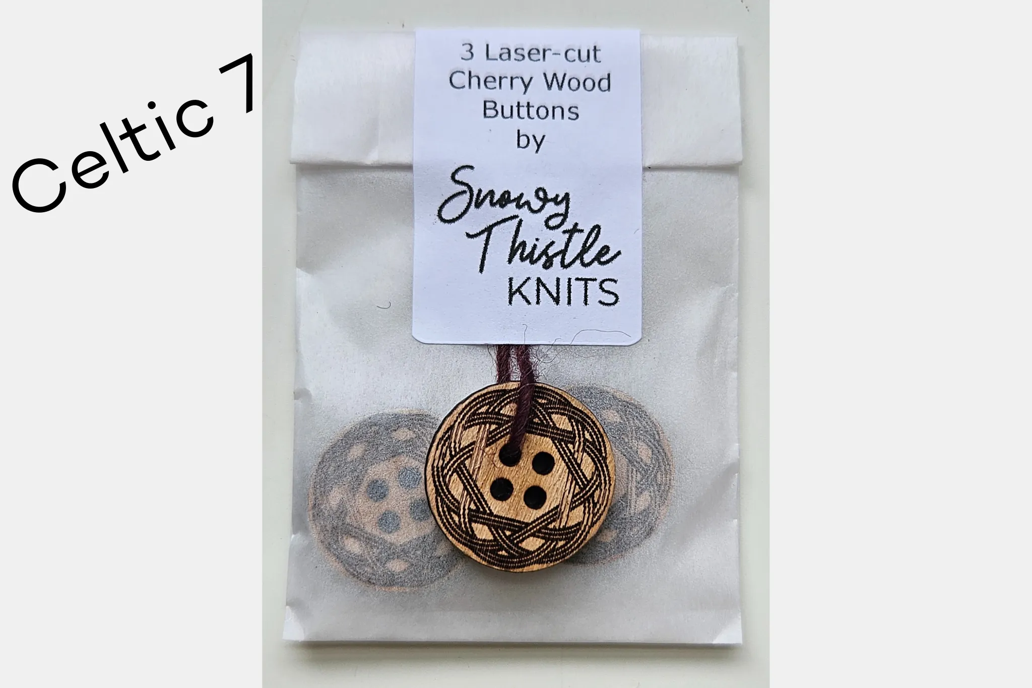 Cherry Wood Buttons