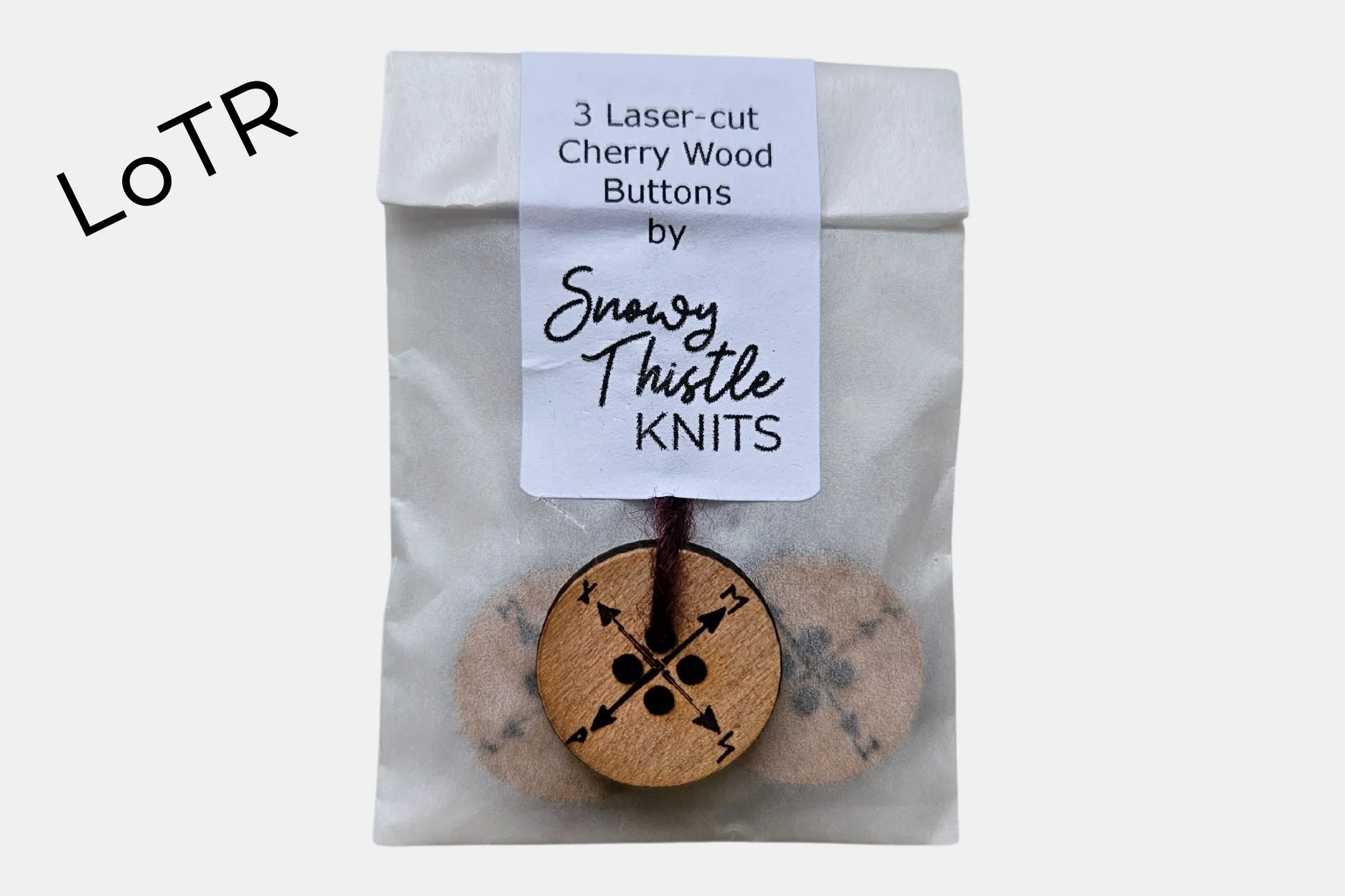 Cherry Wood Buttons