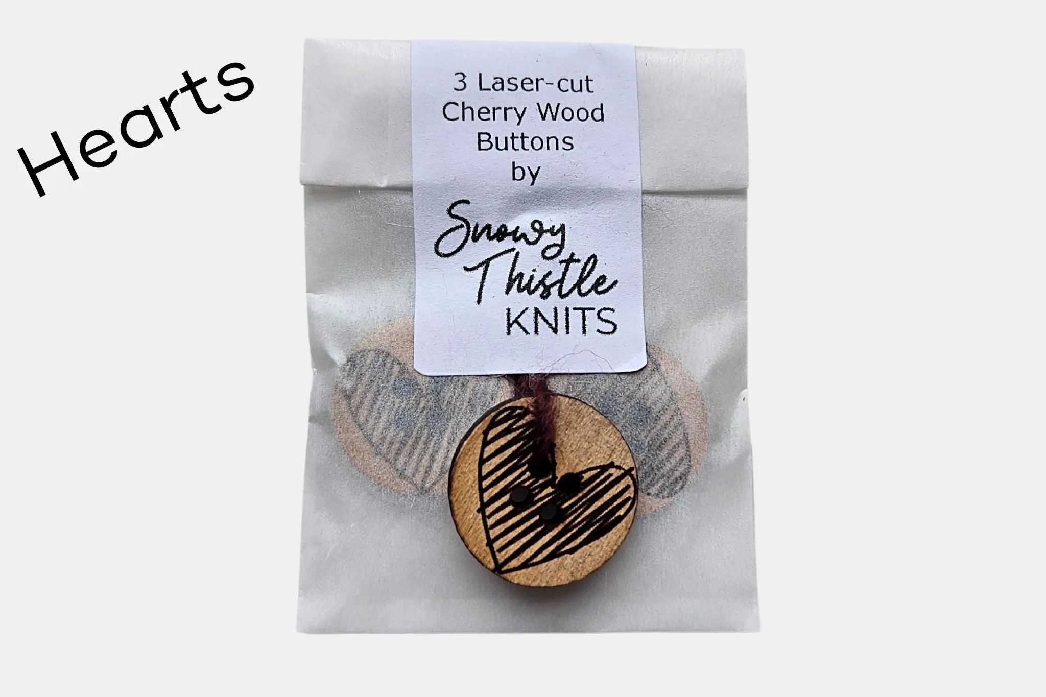 Cherry Wood Buttons