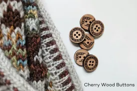 Cherry Wood Buttons