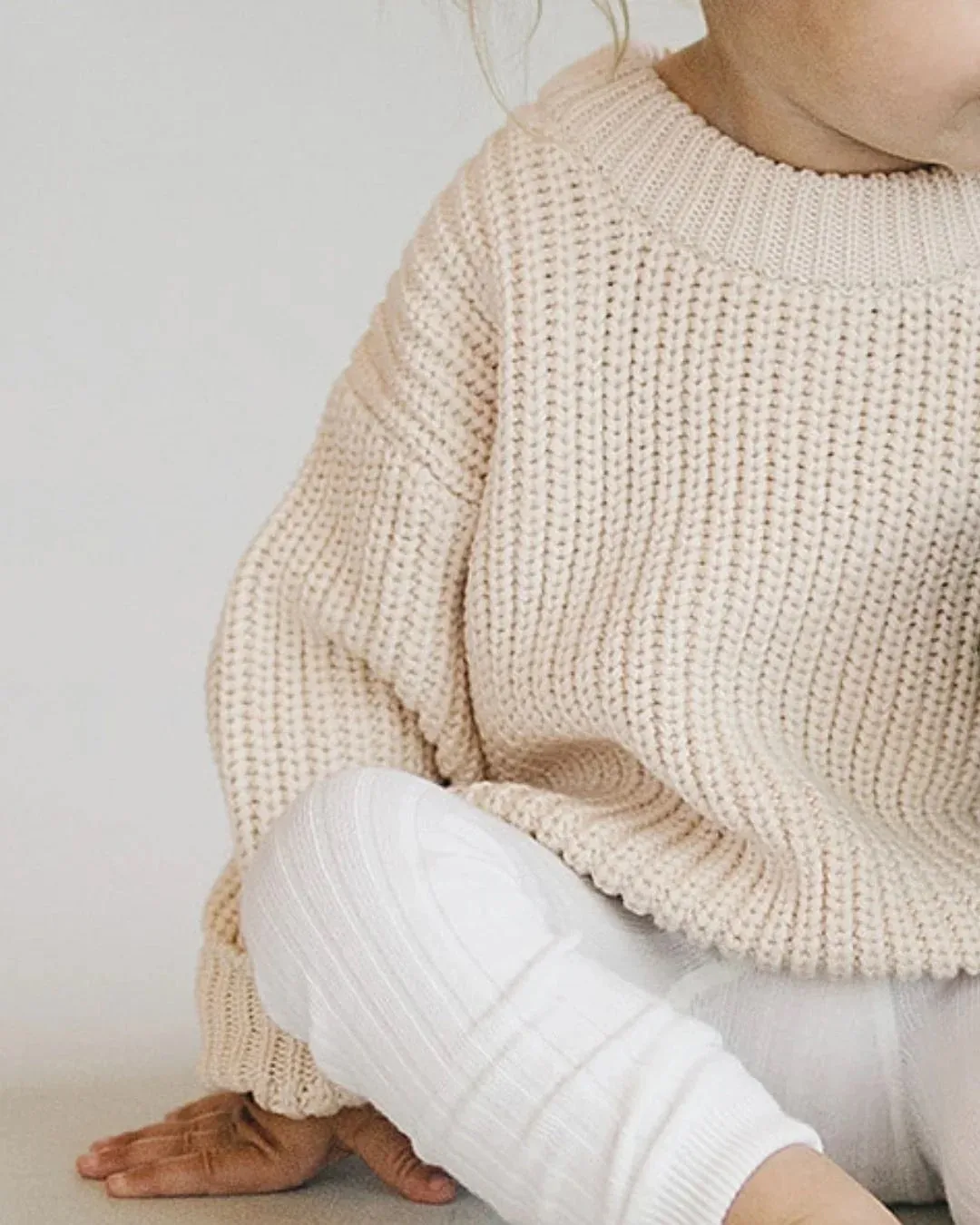 Chunky Knit Sweater / Vanilla