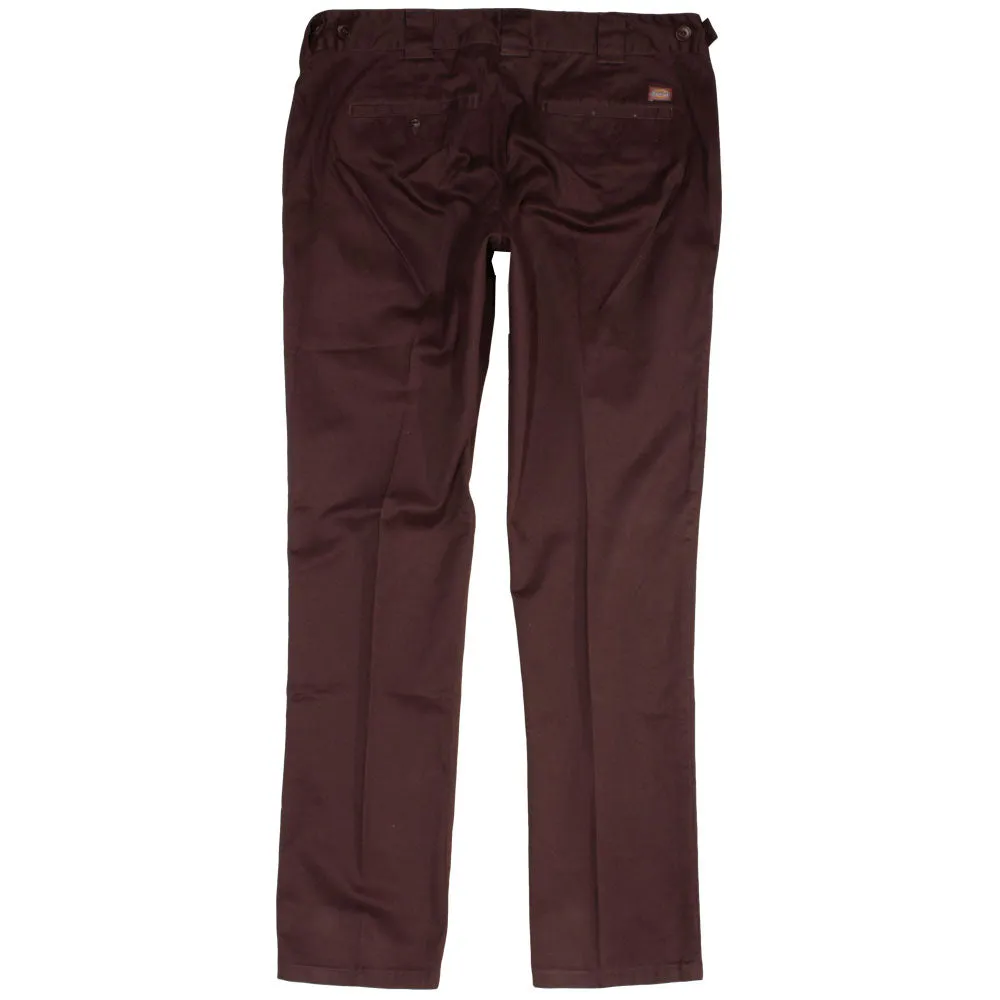 Dickies C182 Slim Fit Chino Trousers Burgundy