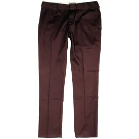 Dickies C182 Slim Fit Chino Trousers Burgundy