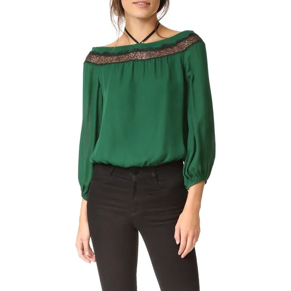 Esmeralda Off-the-Shoulder Neck-Tie Top