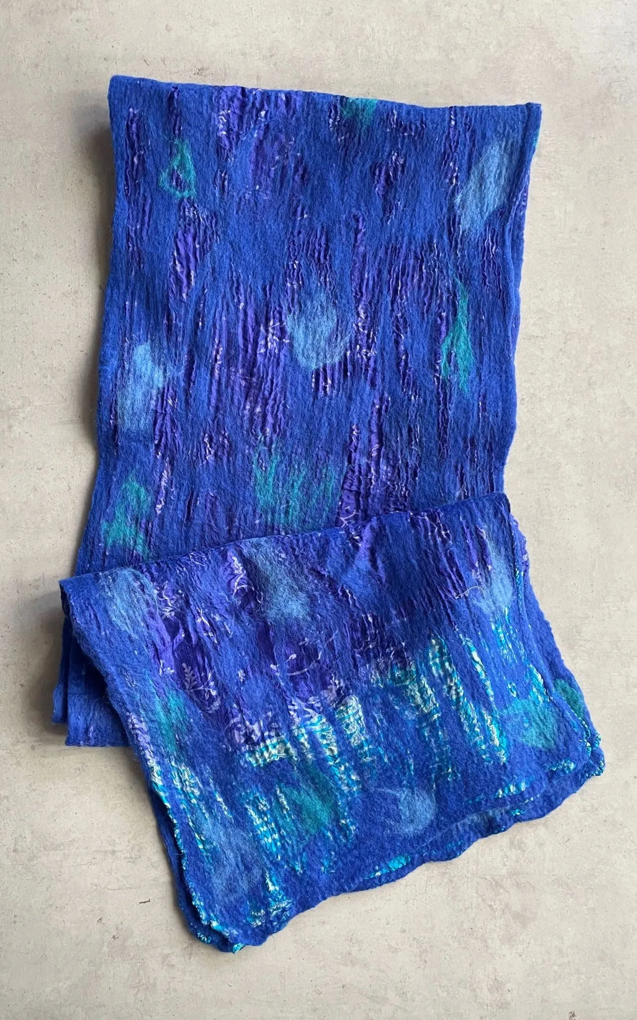 Felt   Silk Scarf