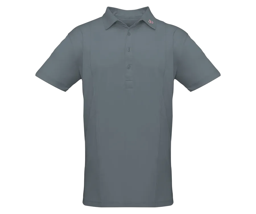 Grey Designer Polo Shirt