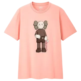 KAWS x Uniqlo Companion Tee Pink