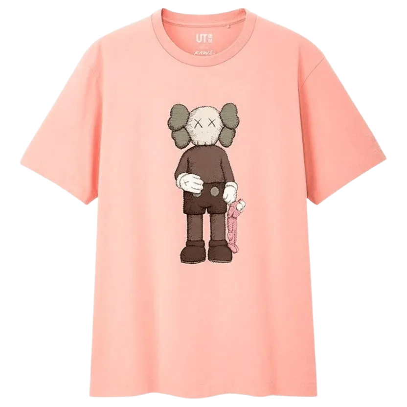 KAWS x Uniqlo Companion Tee Pink