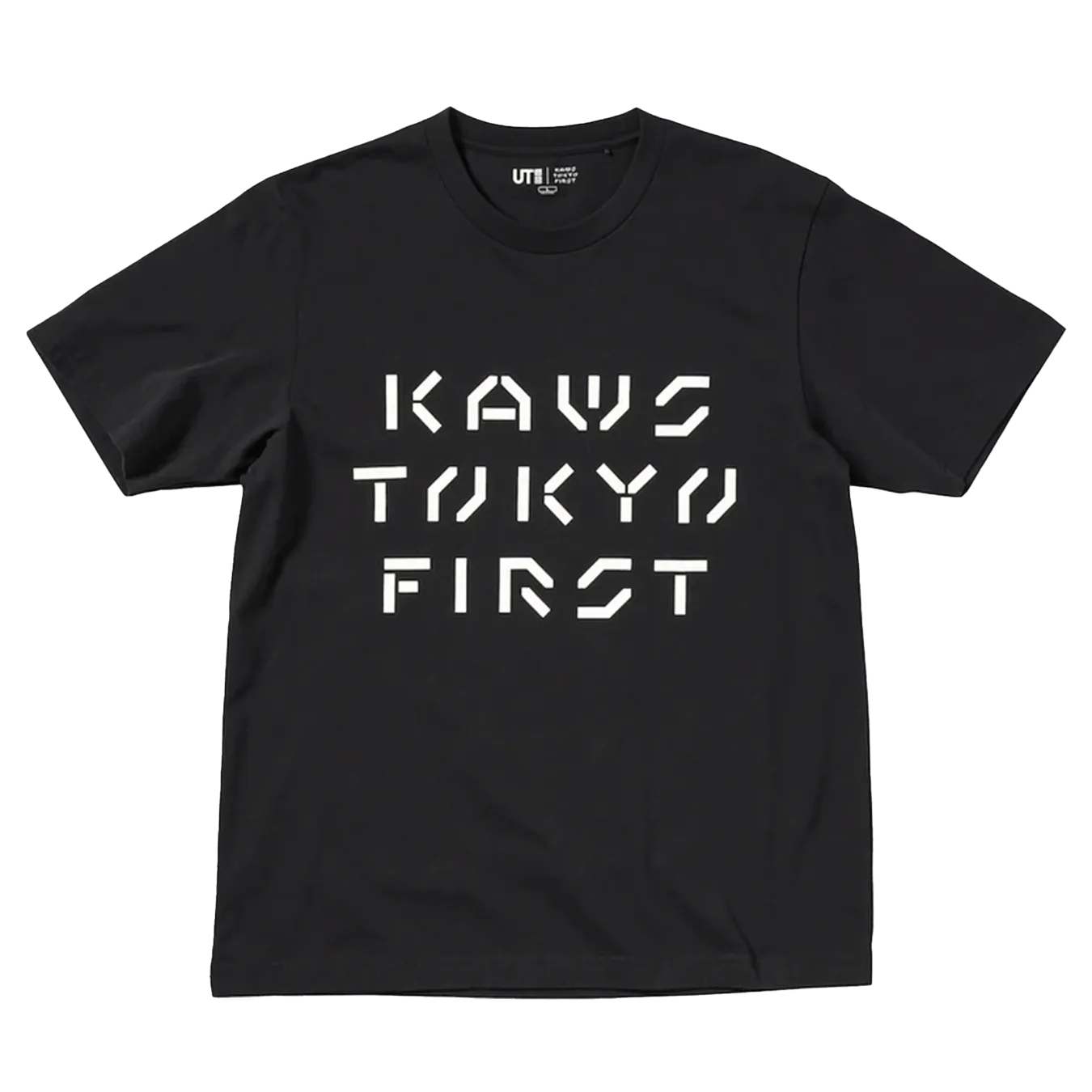 KAWS x Uniqlo Tokyo First Tee (Asia Sizing) Black