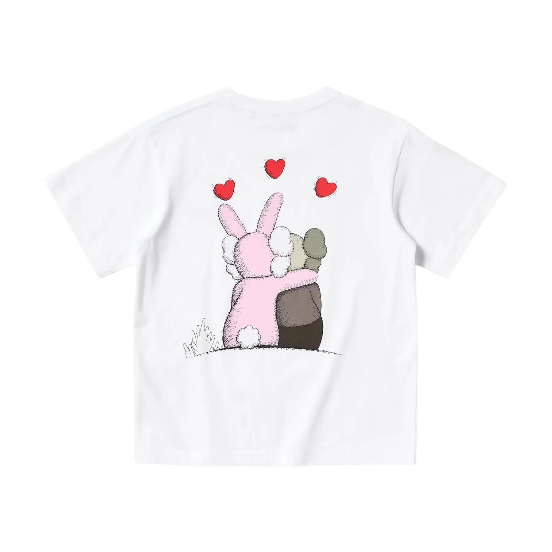 KAWS x Warhol x UNIQLO UT Graphic T-Shirt Kids 'White Red'