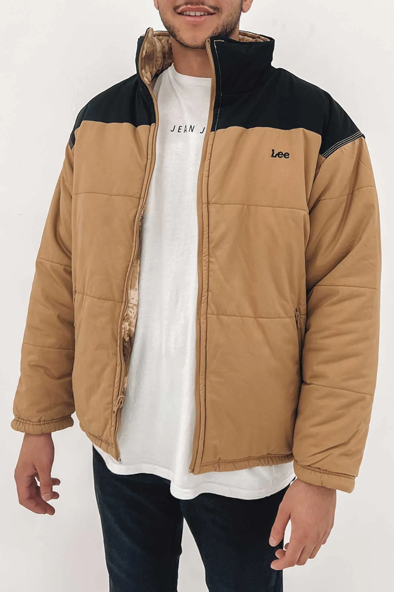 Lee Reversible Puffer Sand Dune Camo