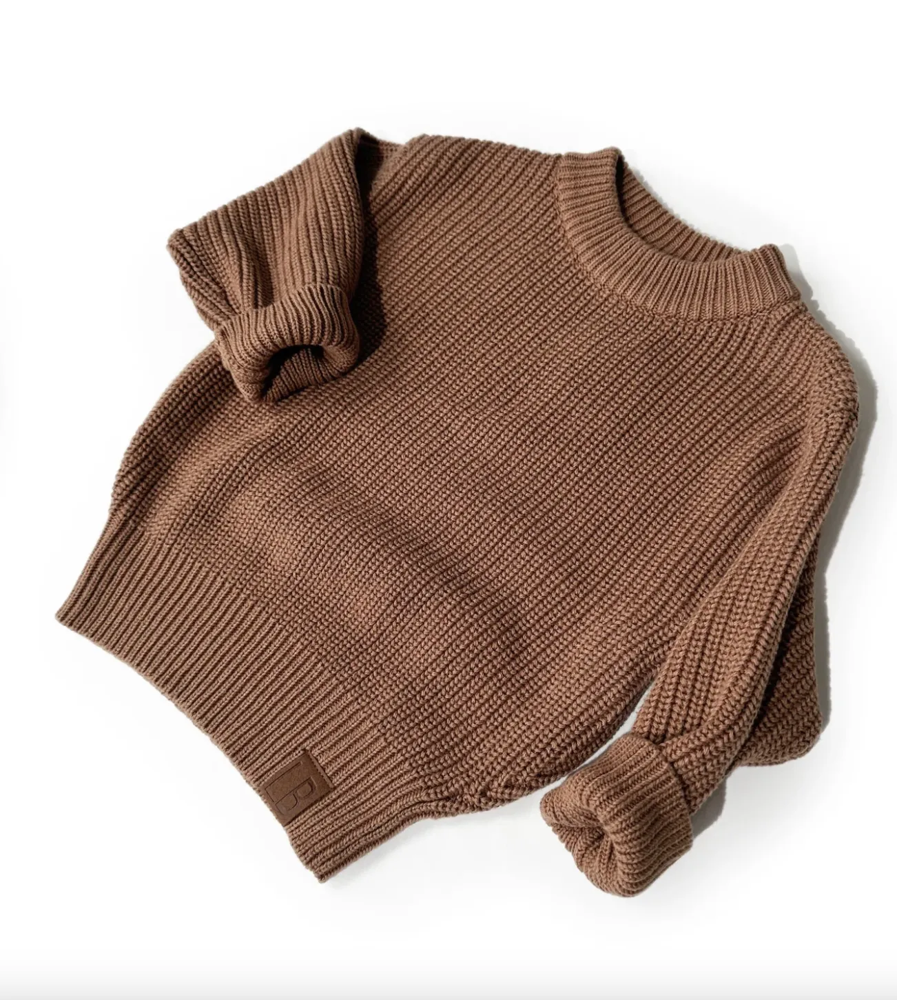 LITTLE BIPSY - Chunky Knit Sweater | Nutmeg