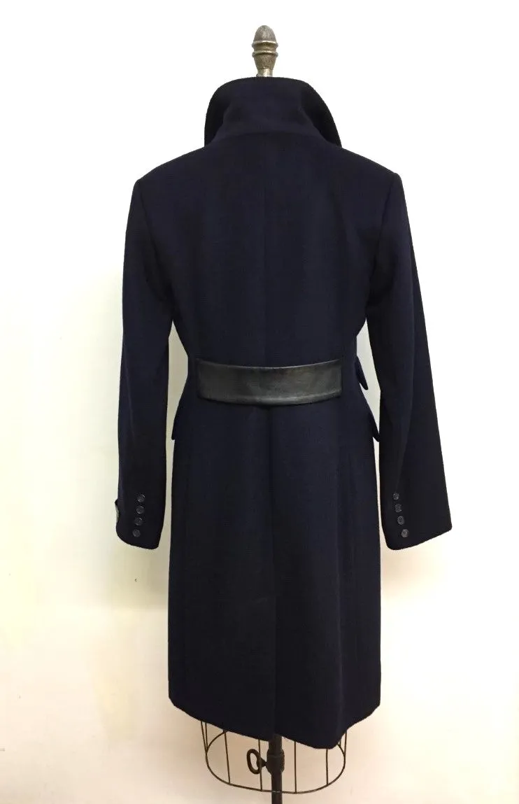 Mary Equestrian Style Coat - Cashmere & Wool Blend