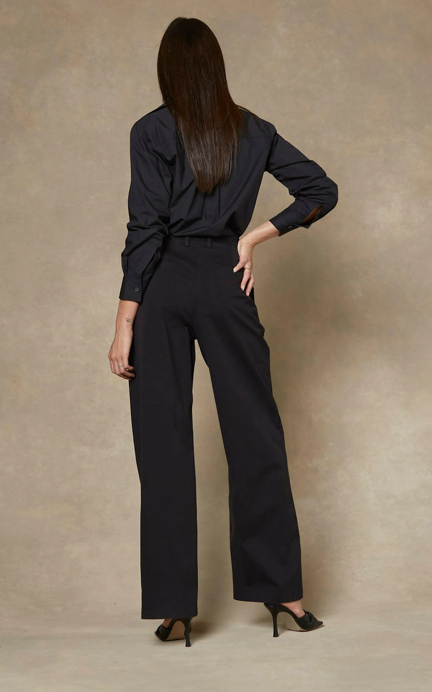 Maya Black Wide Leg Pants