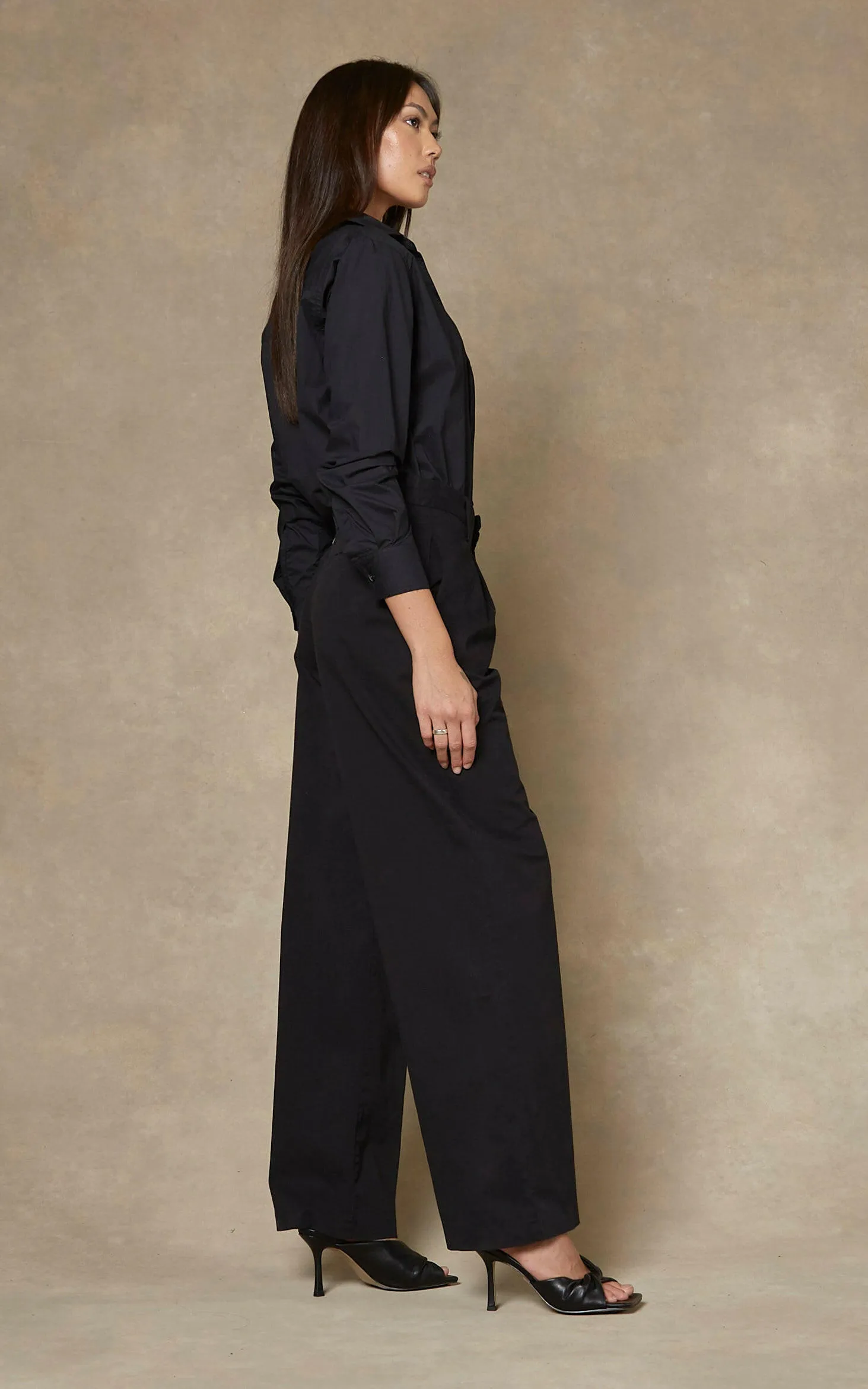 Maya Black Wide Leg Pants