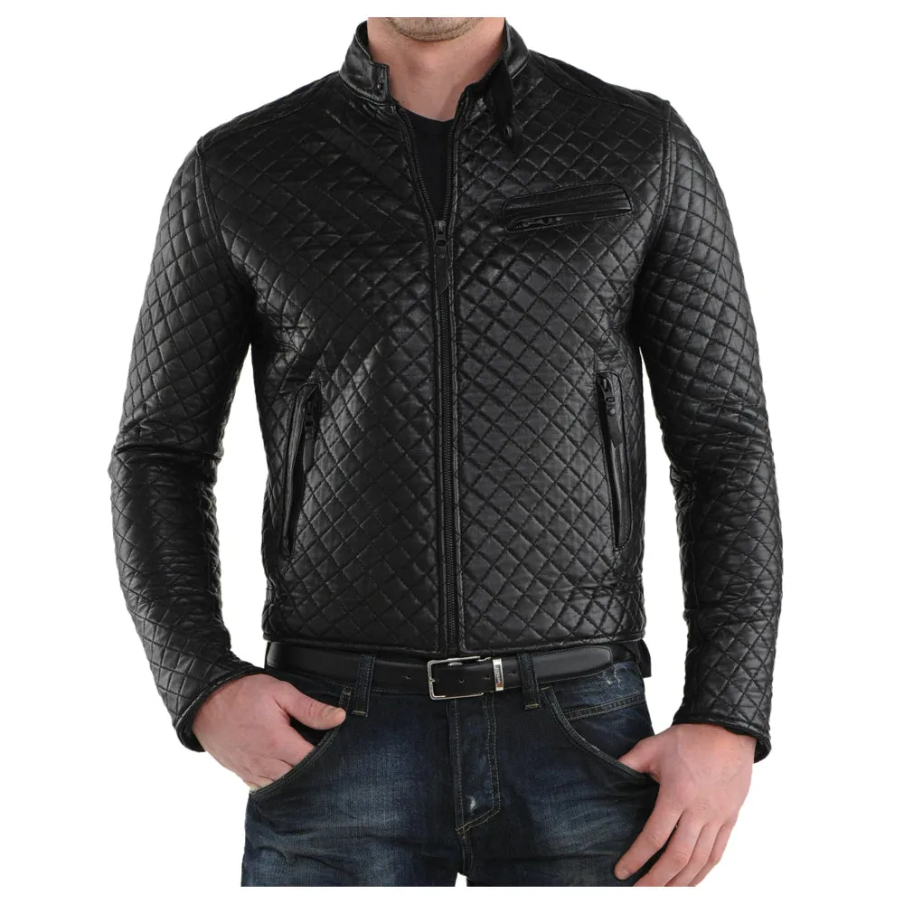 Men Motorcycle Stylish Bomber Jacket