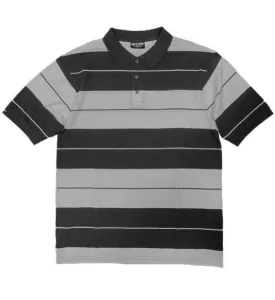 Mens Old School Striped Polo Shirts 7 Colors