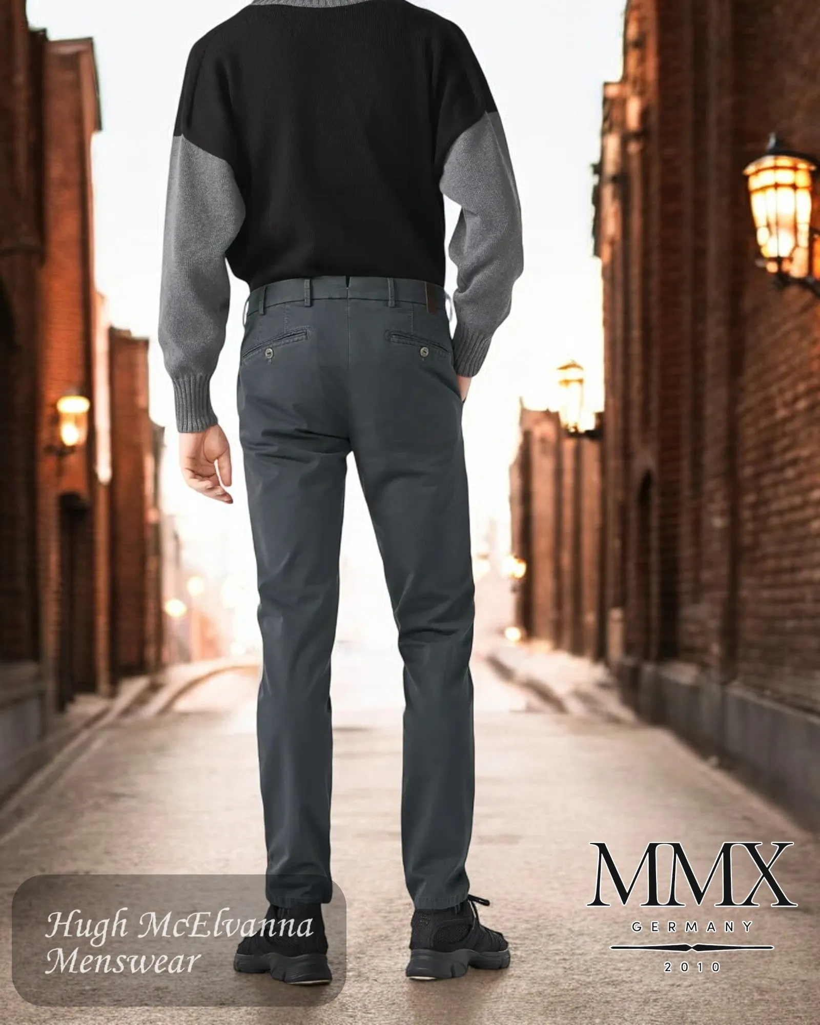 MMX LUPUS Charcoal Chino - 3702/08