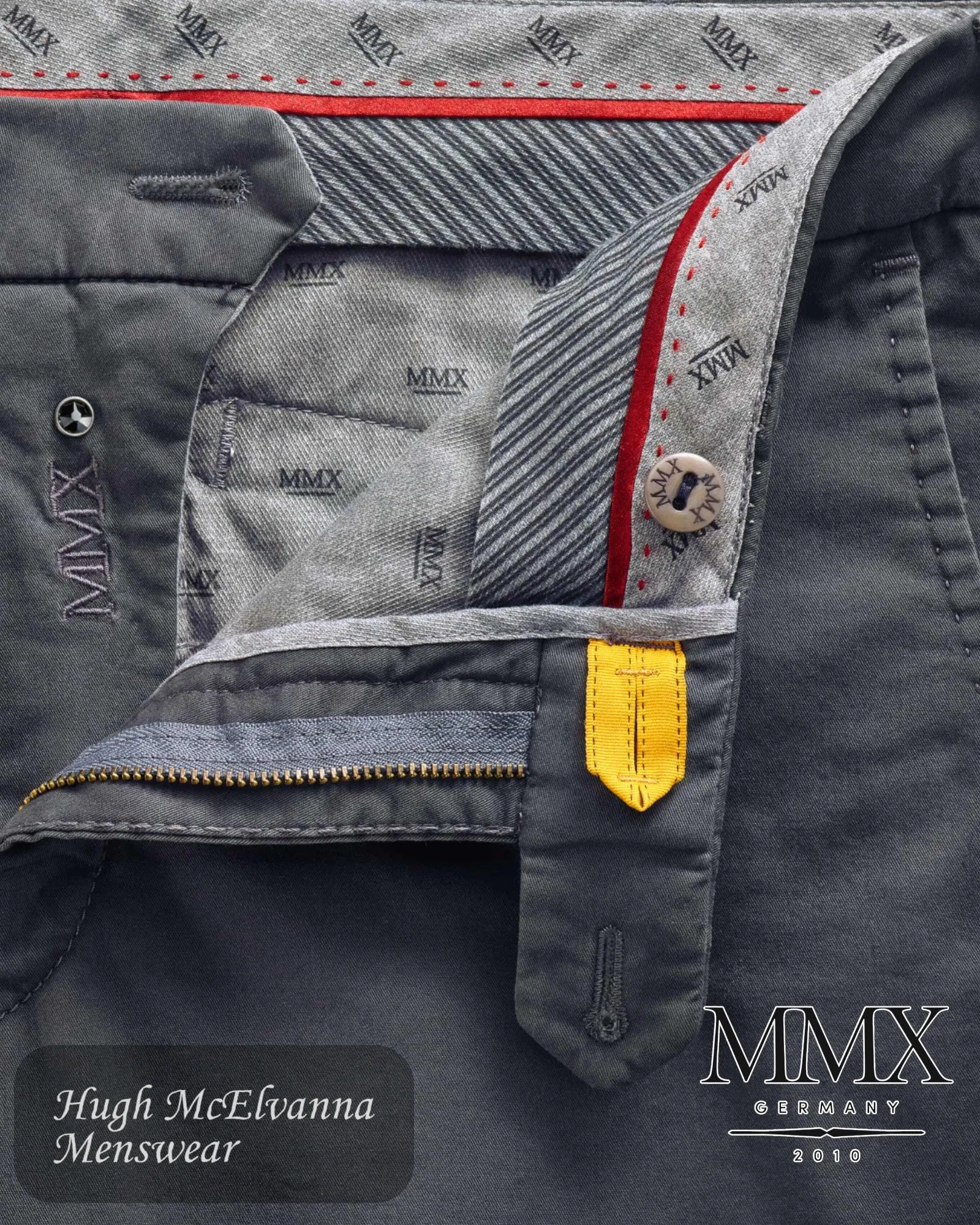 MMX LUPUS Charcoal Chino - 3702/08