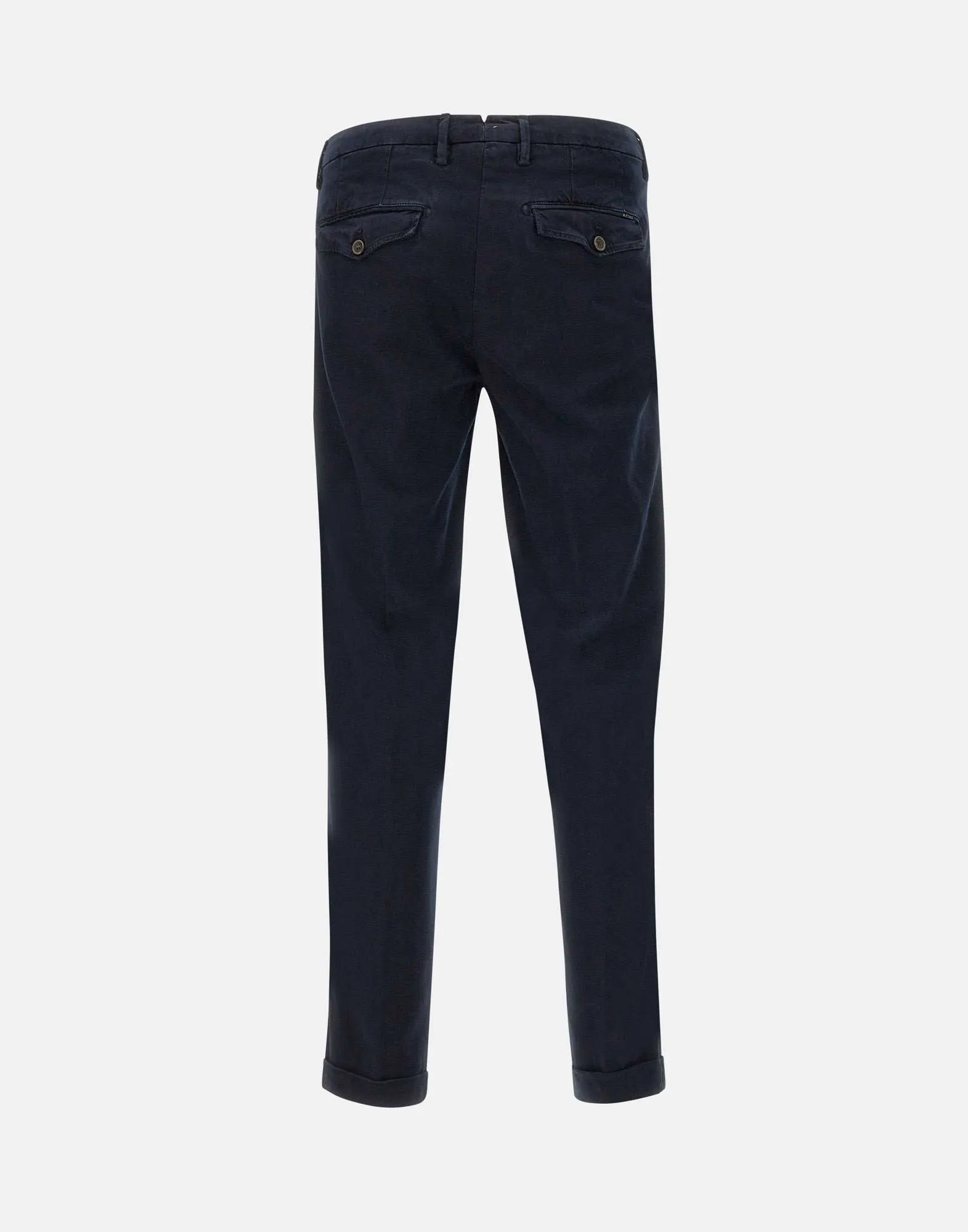 Navy Blue Slim Fit Trousers