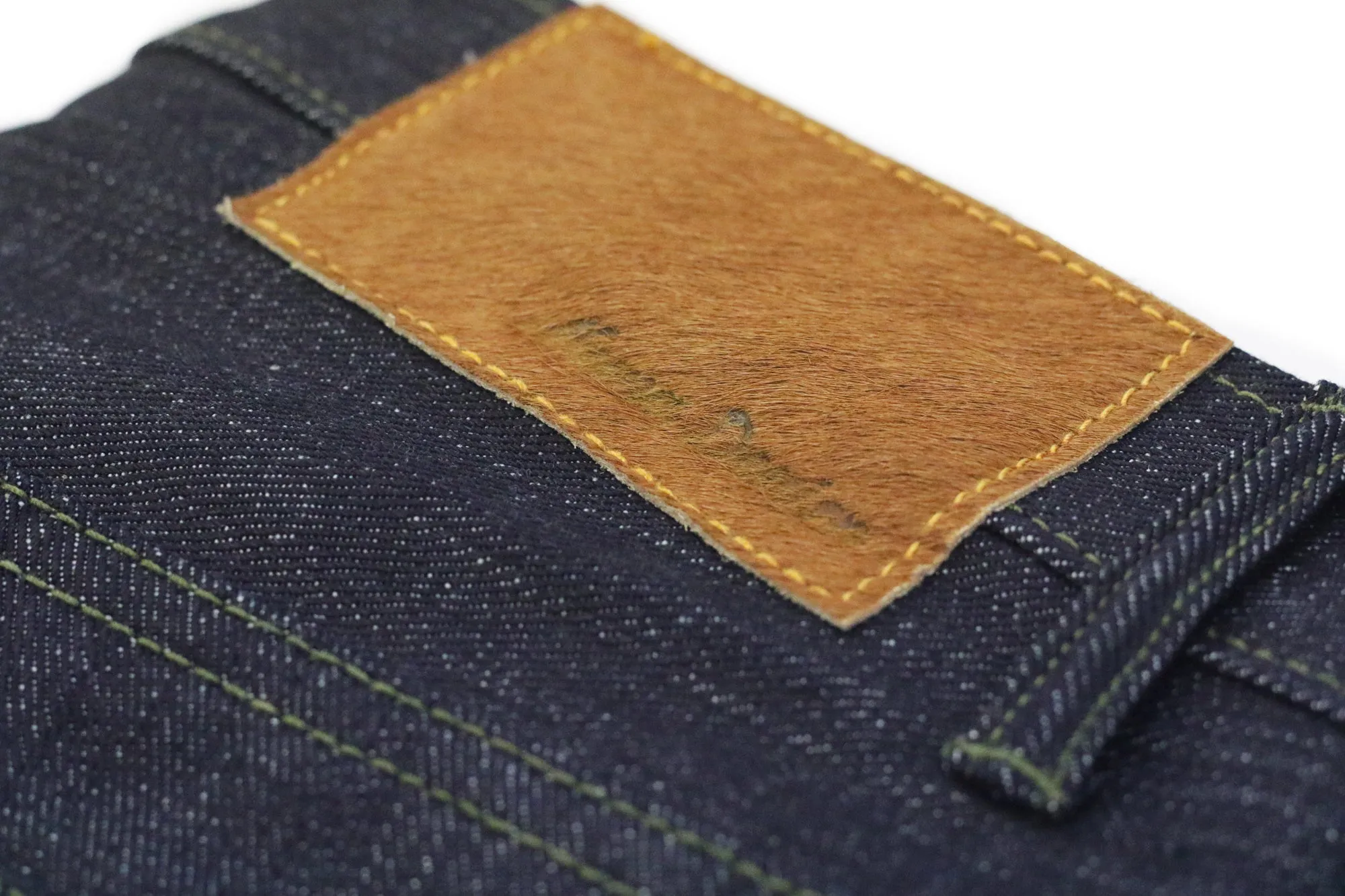 NP006 - FOREST GREEN SELVEDGE DENIM