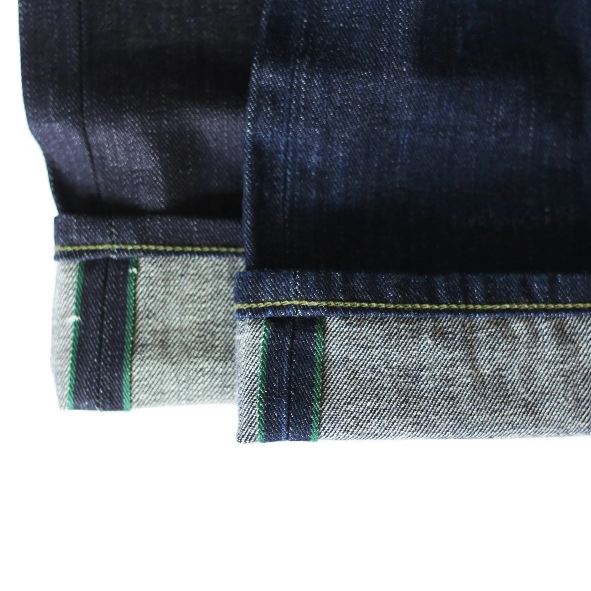 NP006 - FOREST GREEN SELVEDGE DENIM