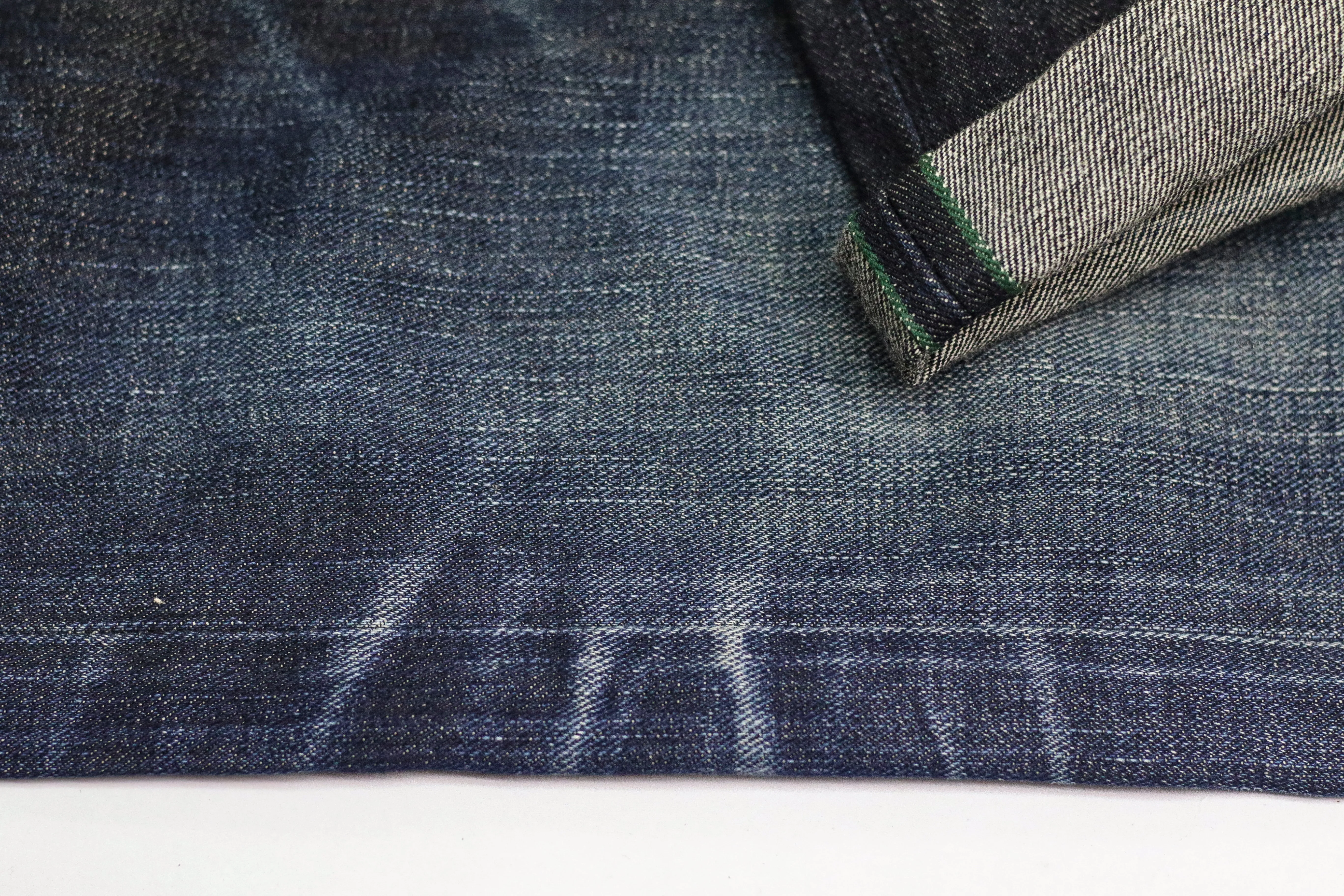 NP006 - FOREST GREEN SELVEDGE DENIM