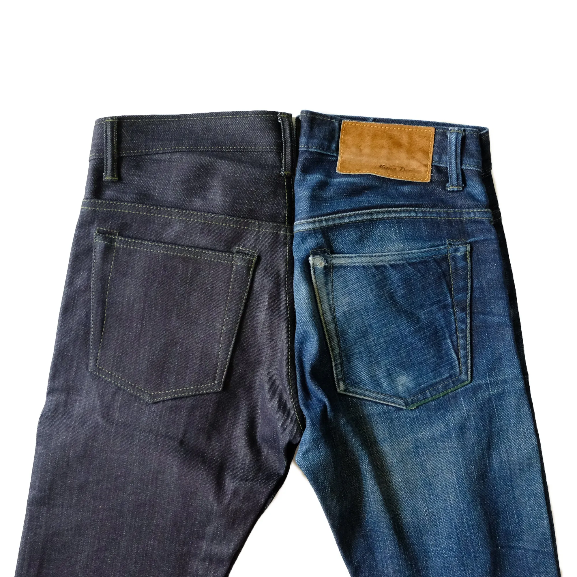 NP006 - FOREST GREEN SELVEDGE DENIM