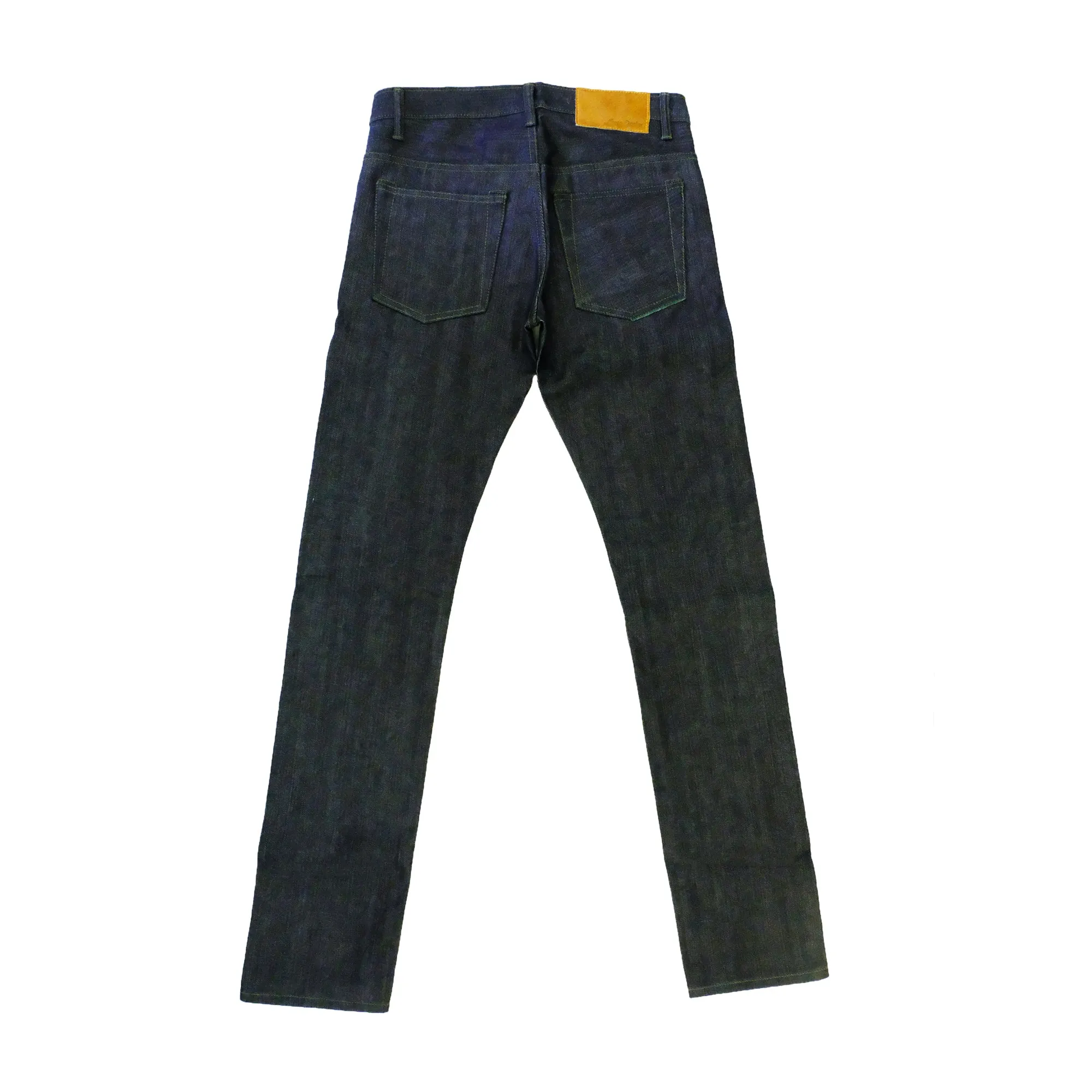 NP006 - FOREST GREEN SELVEDGE DENIM