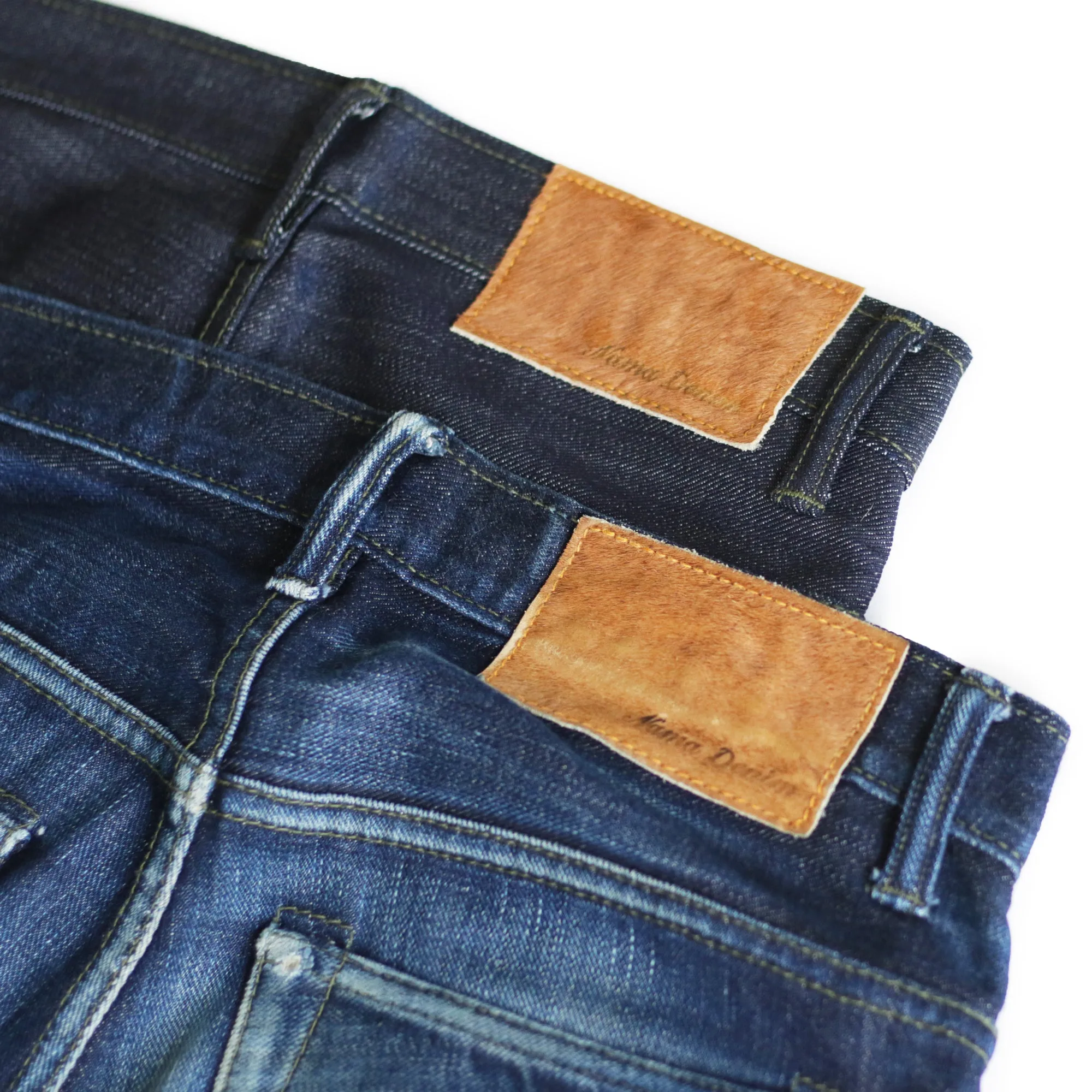 NP006 - FOREST GREEN SELVEDGE DENIM