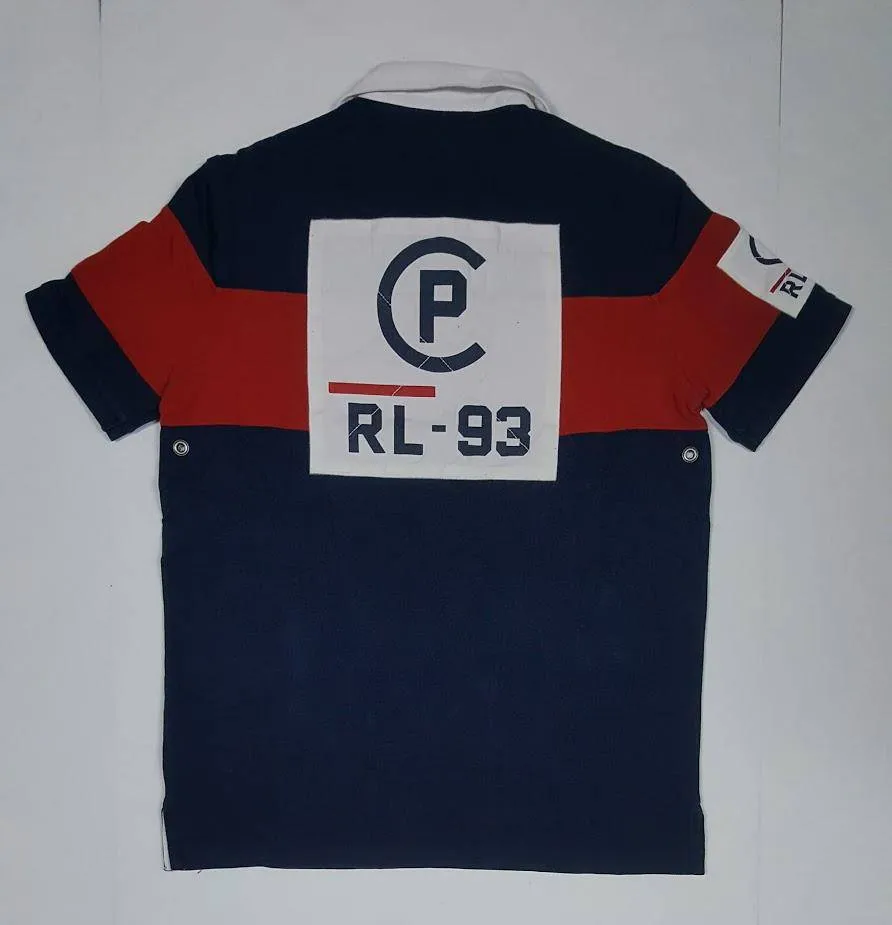 Nwt Polo Ralph Lauren Navy/Red CP-93 Classic Fit Rugby