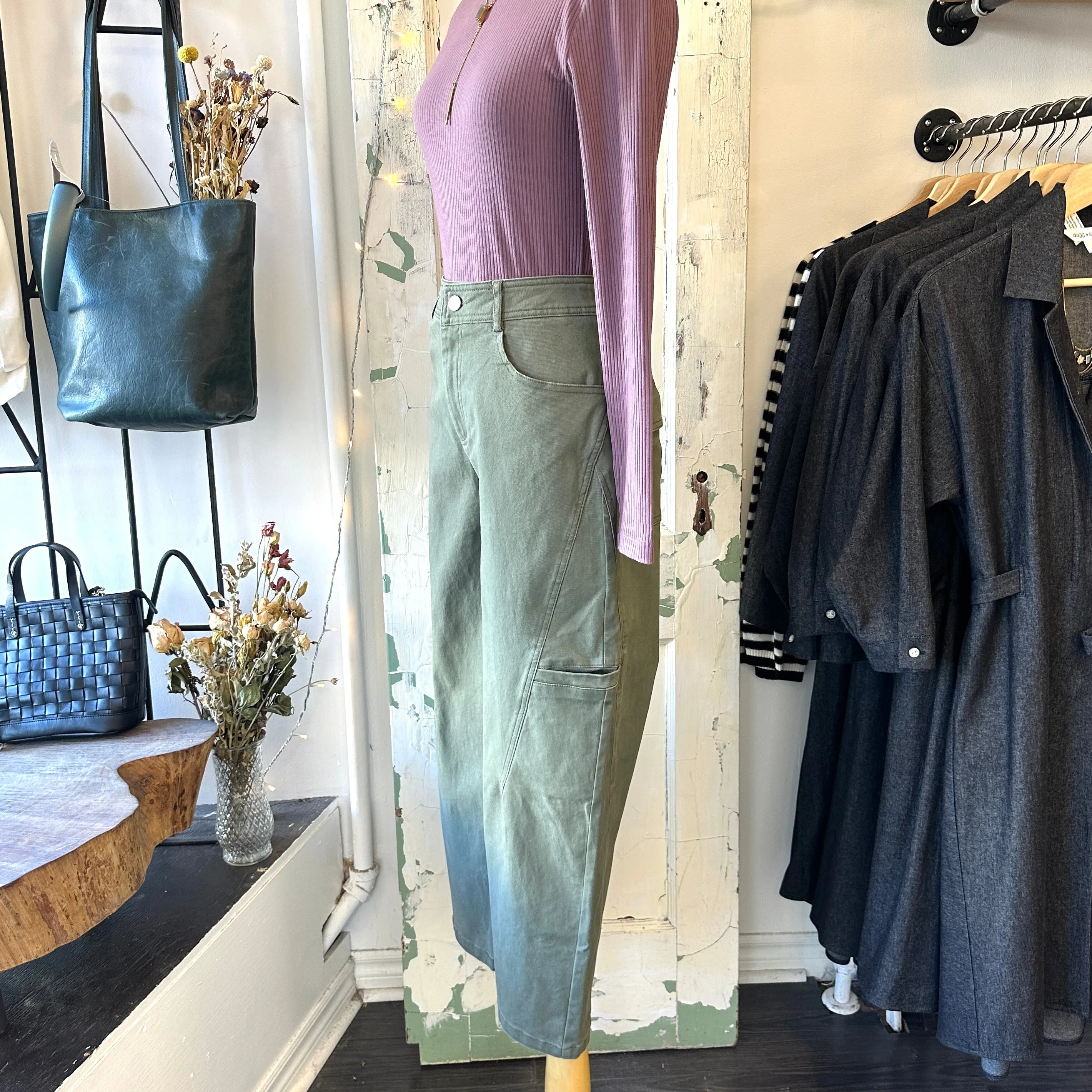 Pink Martini // Rosalie Pants Sage