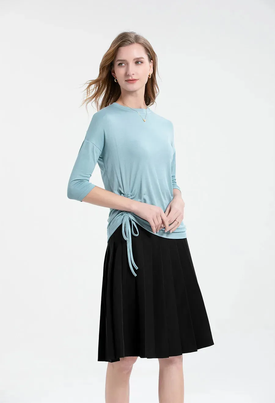 Pleated Over Knee Lady skirts