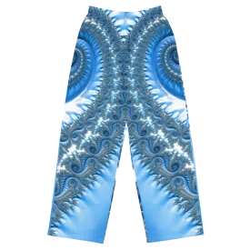 "Fractal Fern" Collection - Fractal Design Unisex Wide Leg Pants