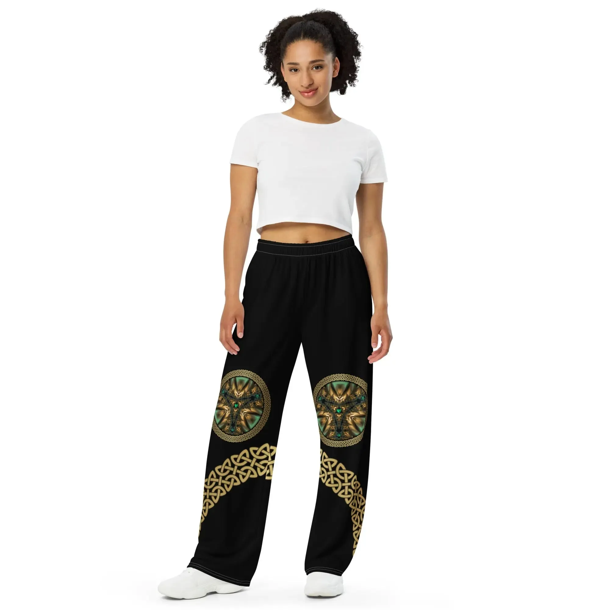 "Salutary Glow" Collection - Unisex wide-leg pants