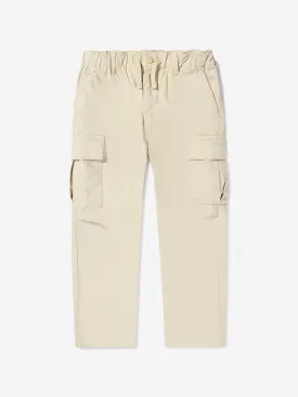 Ralph Lauren Boys Slim Fit Cargo Trousers in Beige