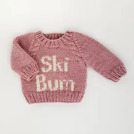 Ski Bum Rosy Crewneck Sweater