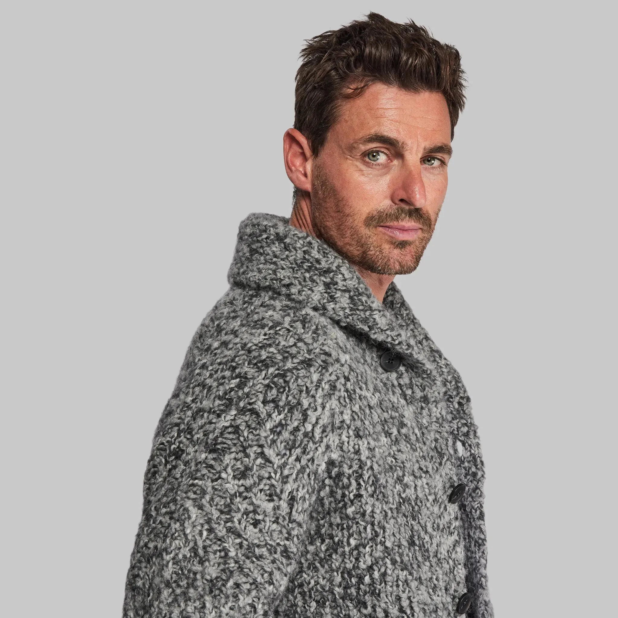 Sub Zero Cardigan. Grey Marl edition