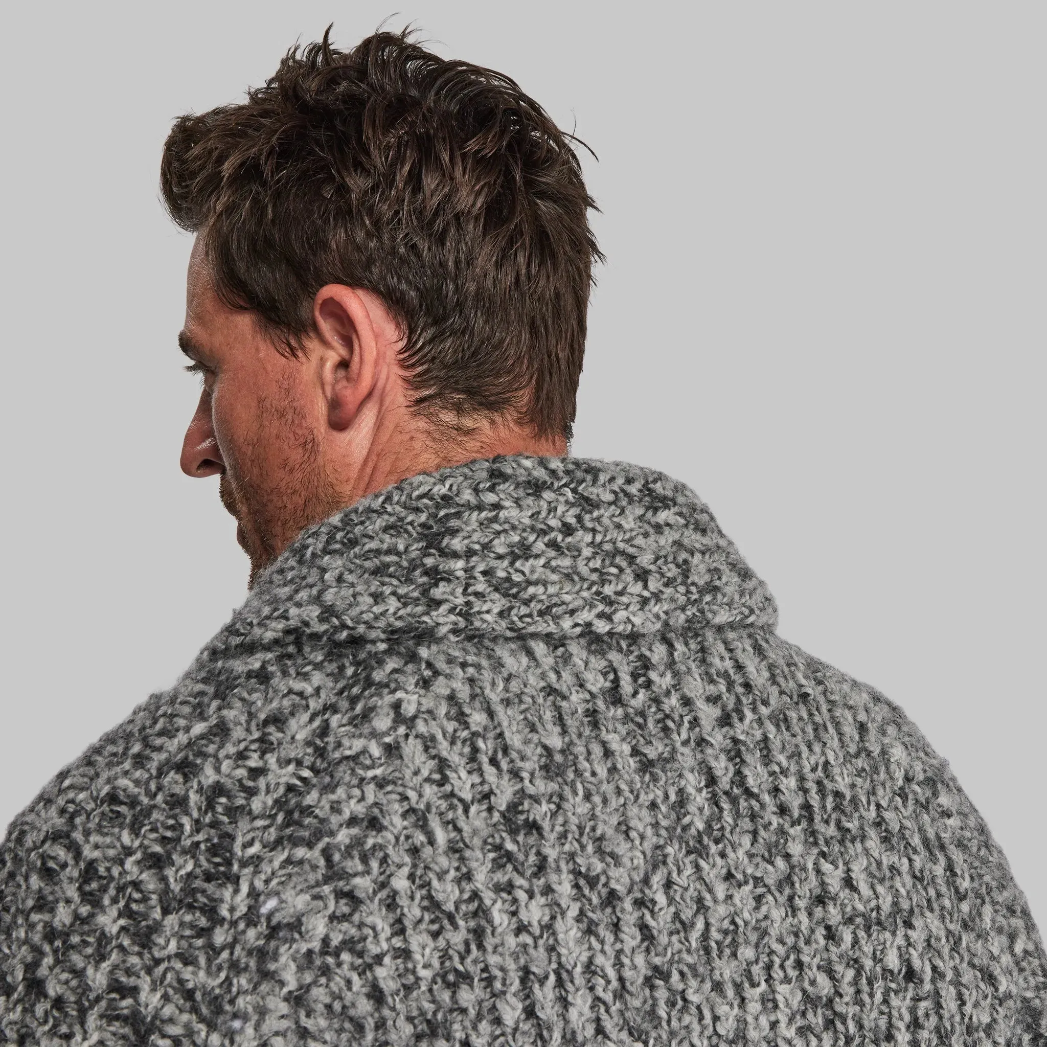 Sub Zero Cardigan. Grey Marl edition