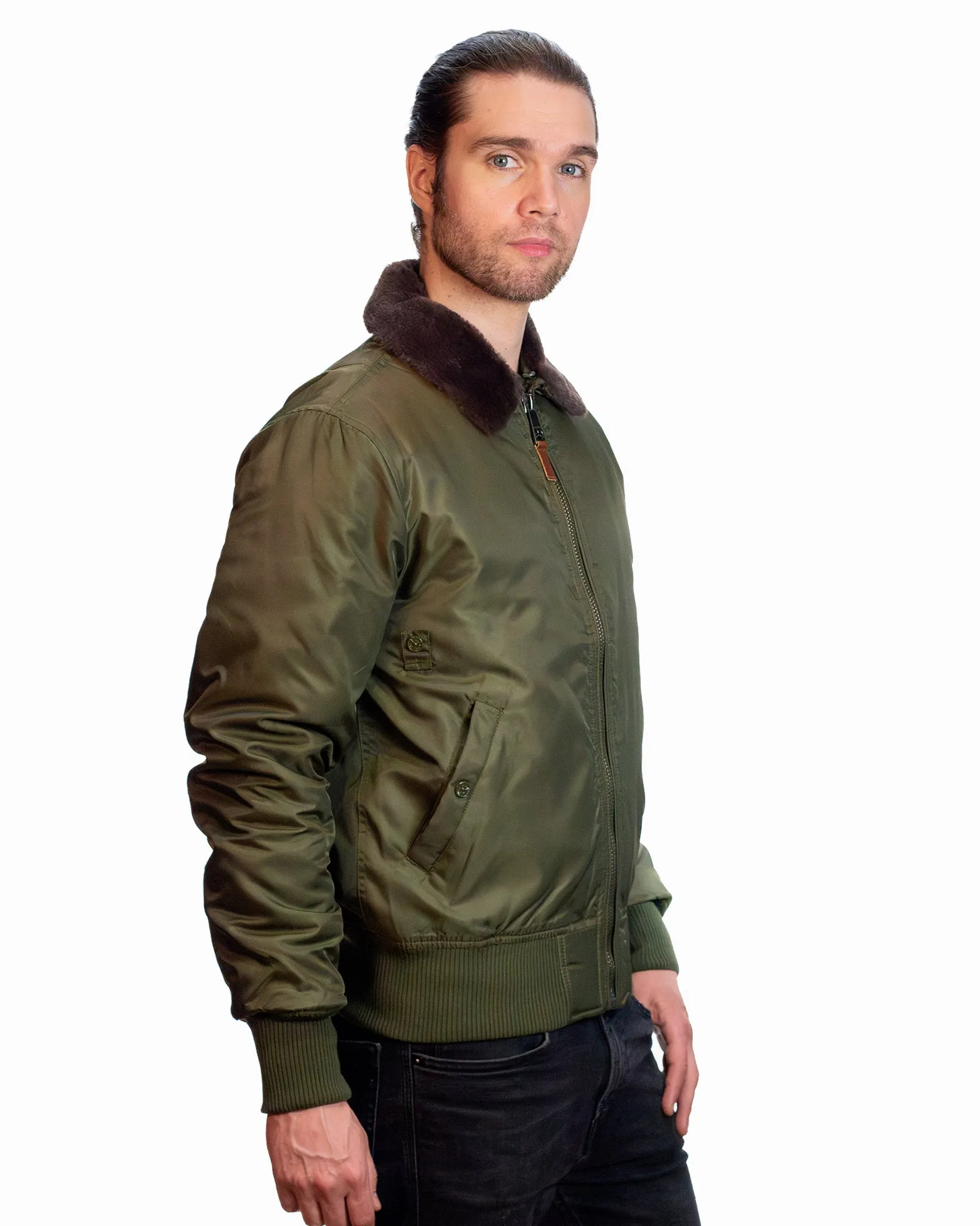 TOP GUN® B-15 MEN'S HEAVY DUTY FLIGHT BOMBER JACKET